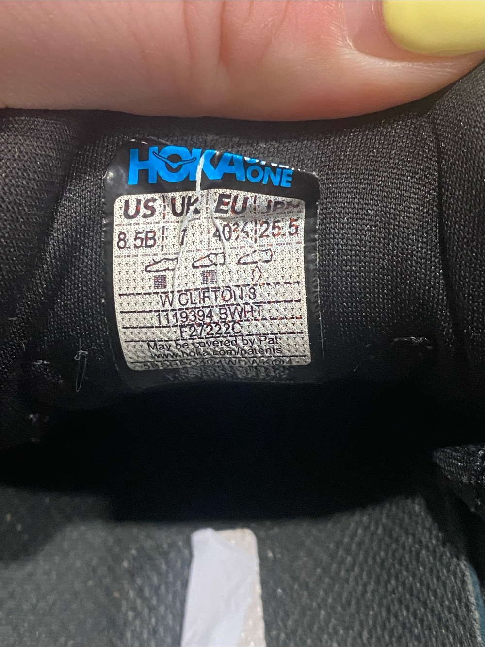 Hoka Womens 8.5 Clifton 8 - Picture 5 of 5